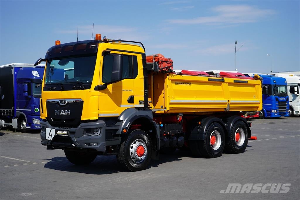MAN TGS / 26.430 / EURO 6 / WYWROTKA / 6 X 6 / HYDROBU Bañeras basculantes usadas