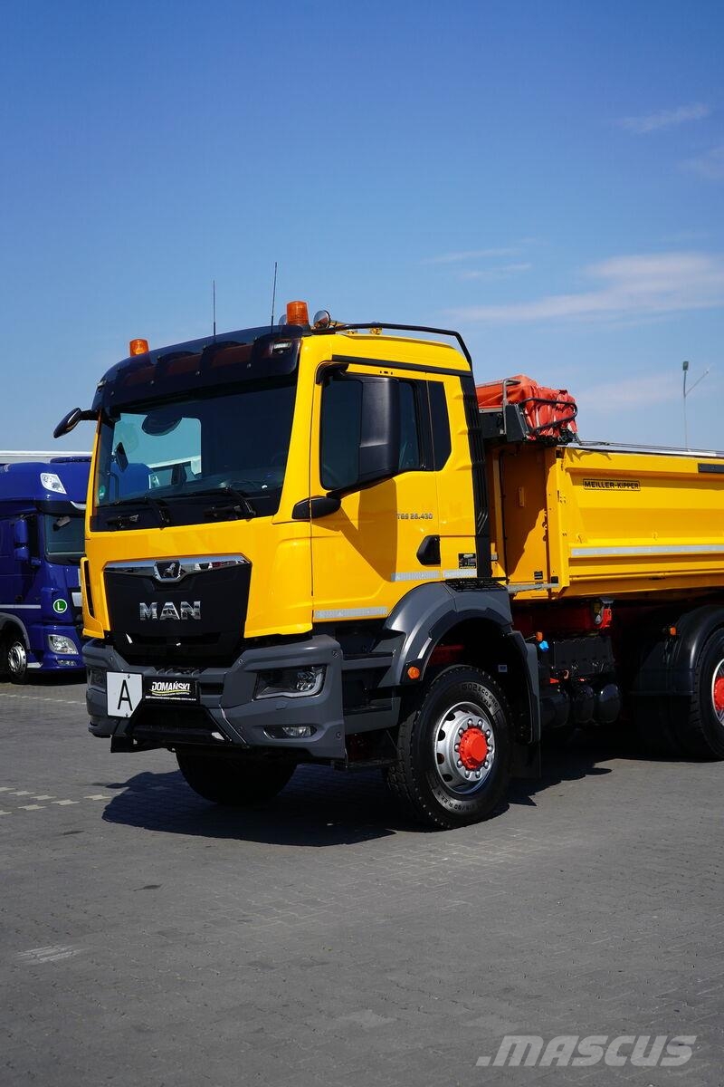 MAN TGS / 26.430 / EURO 6 / WYWROTKA / 6 X 6 / HYDROBU Bañeras basculantes usadas
