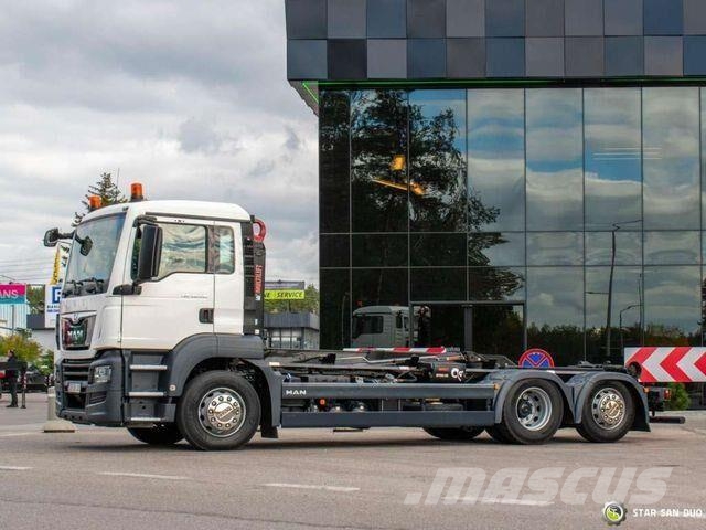 MAN TGS 26.430 6x2 HIAB MULTILIFT Optima 20S59 Hook lift trucks