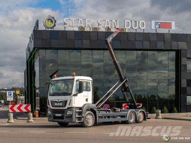 MAN TGS 26.430 6x2 HIAB MULTILIFT Optima 20S59 Hook lift trucks