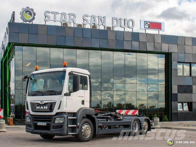 MAN TGS 26.430 6x2 HIAB MULTILIFT Optima 20S59 Hook lift trucks
