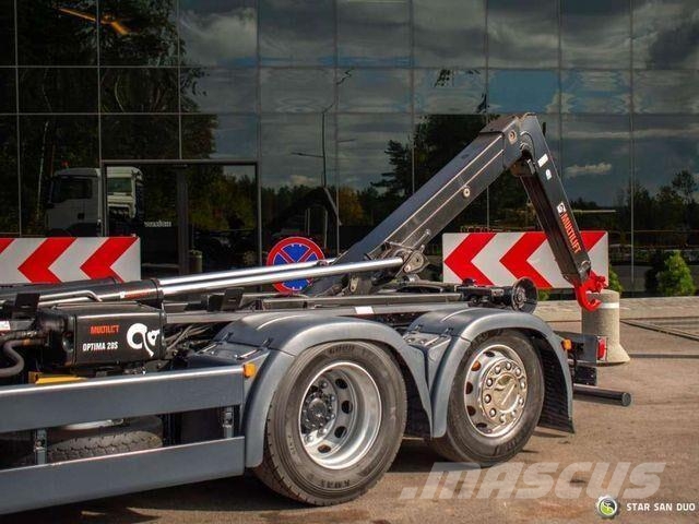 MAN TGS 26.430 6x2 HIAB MULTILIFT Optima 20S59 Hook lift trucks
