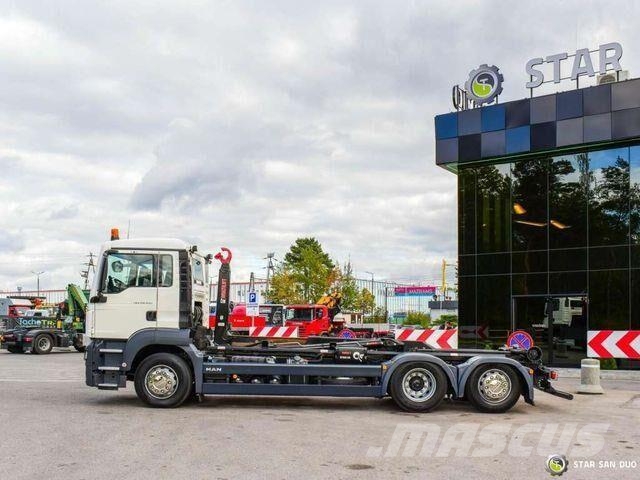 MAN TGS 26.430 6x2 HIAB MULTILIFT Optima 20S59 Hook lift trucks