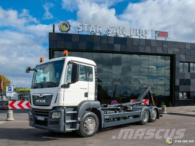 MAN TGS 26.430 6x2 HIAB MULTILIFT Optima 20S59 Hook lift trucks