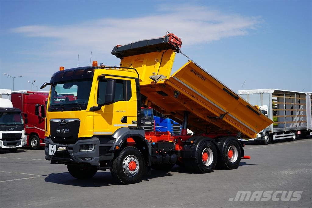 MAN TGS / 26.430 / EURO 6 / WYWROTKA / 6 X 6 / HYDROBU Bañeras basculantes usadas