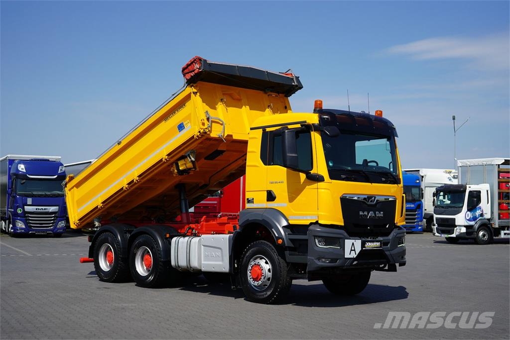 MAN TGS / 26.430 / EURO 6 / WYWROTKA / 6 X 6 / HYDROBU Bañeras basculantes usadas