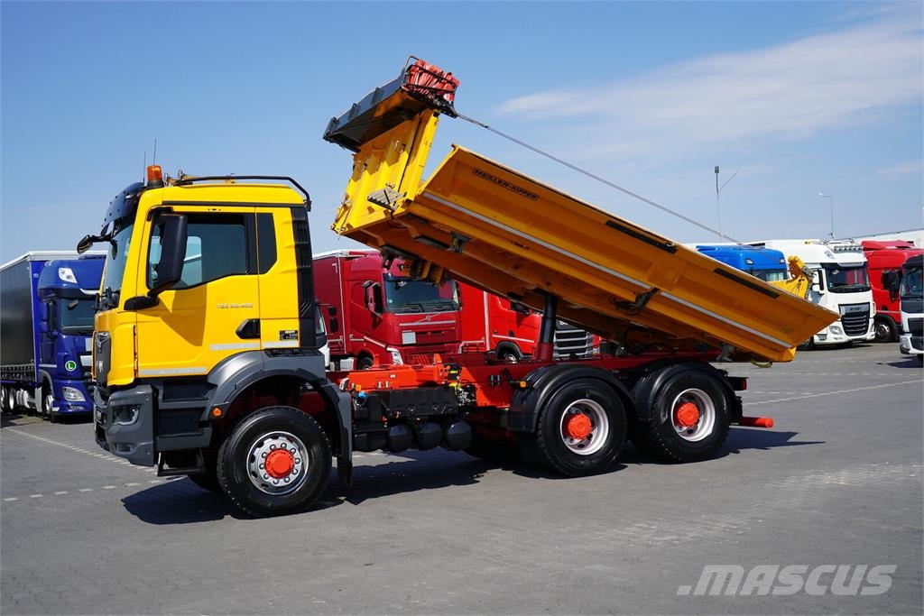 MAN TGS / 26.430 / EURO 6 / WYWROTKA / 6 X 6 / HYDROBU Bañeras basculantes usadas