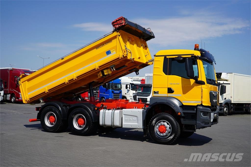 MAN TGS / 26.430 / EURO 6 / WYWROTKA / 6 X 6 / HYDROBU Bañeras basculantes usadas
