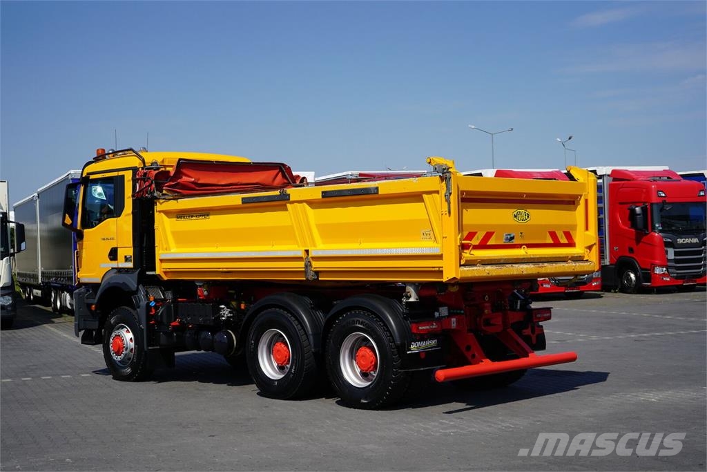 MAN TGS / 26.430 / EURO 6 / WYWROTKA / 6 X 6 / HYDROBU Bañeras basculantes usadas
