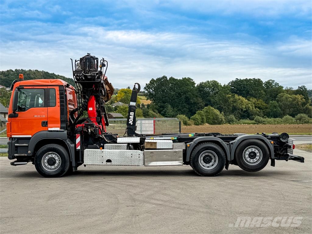 MAN TGS 26.440 Abrollkipper Palfinger Epsilon * 6x4! Camiones polibrazo