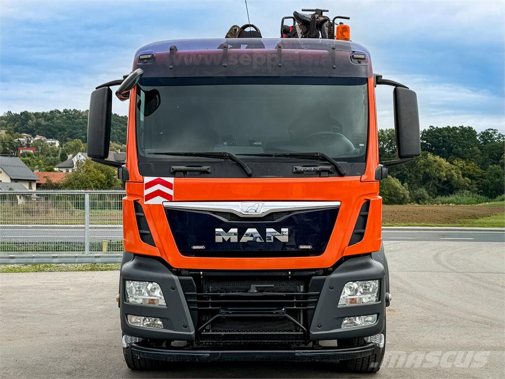 MAN TGS 26.440 Abrollkipper Palfinger Epsilon * 6x4! Camiones polibrazo