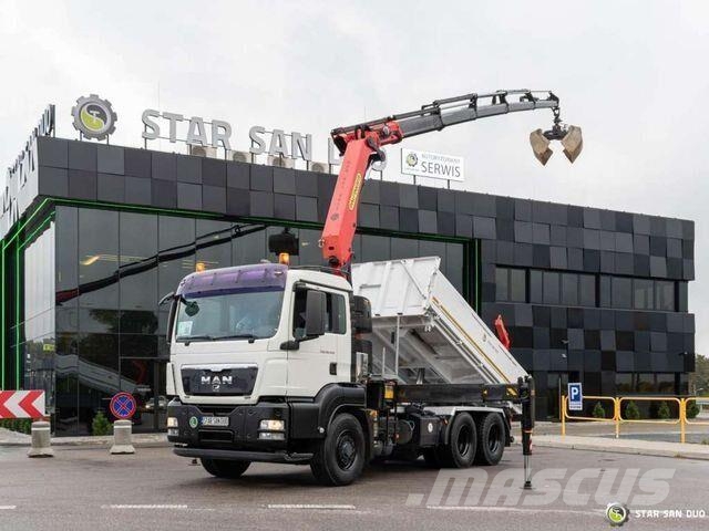 MAN TGS 26.440 6x6H PALFINGER PK 23002 SH Crane Kra 傾卸式卡車