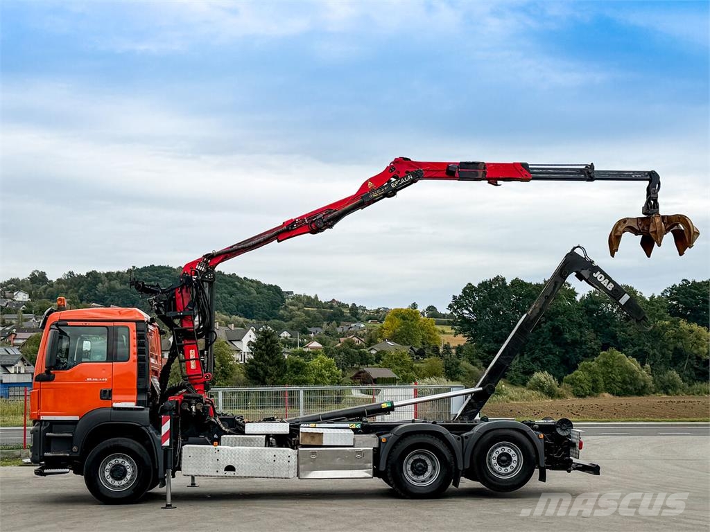 MAN TGS 26.440 Abrollkipper Palfinger Epsilon * 6x4! Camiones polibrazo