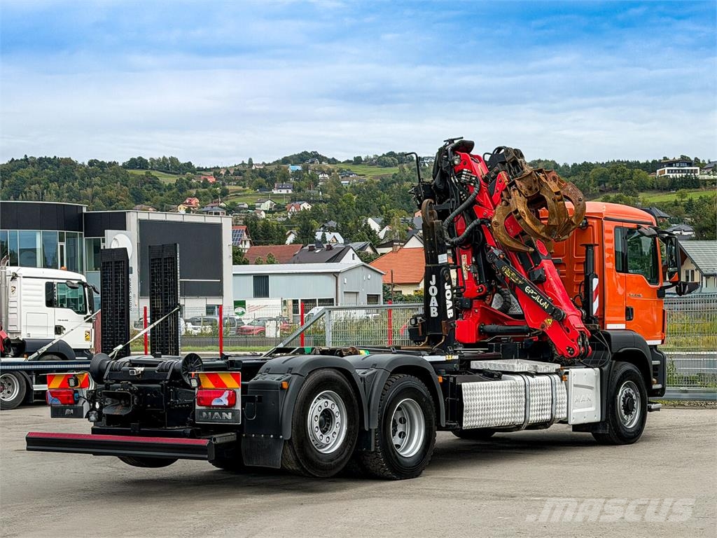 MAN TGS 26.440 Abrollkipper Palfinger Epsilon * 6x4! Camiones polibrazo