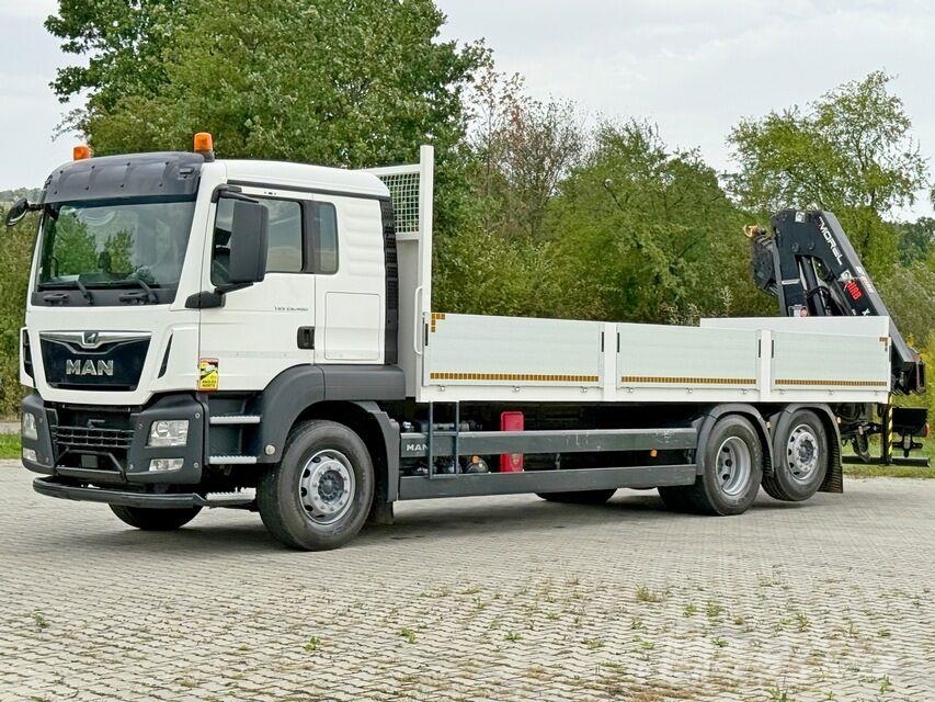 MAN TGS 26.460 * HIAB X - HIDUO 188 B-3 + FUNK* TOP Flatbed kamyonlar
