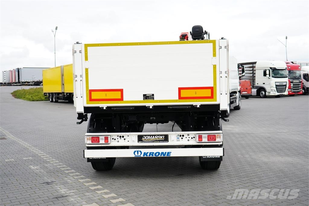 MAN TGS / 26.470 / 6 X 2 / ZESTAW SKRZYNIOWY + HDS / P Ciężarówki typu Platforma / Skrzynia