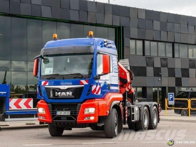 MAN TGS 26.480 6x6H PALFINGER PK 40002 Crane Winch Autotractoare