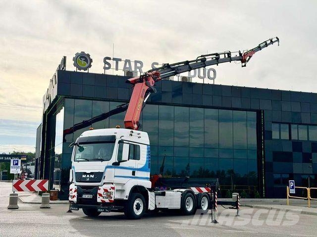 MAN TGS 26.480 6x6H PALFINGER PK 44002 FLY JIB WINC Tractor Units