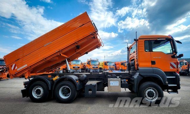 MAN TGS 28.400 6x4-4 BL Euro5 Winterdienst Streuer Savivarčių priekabų vilkikai