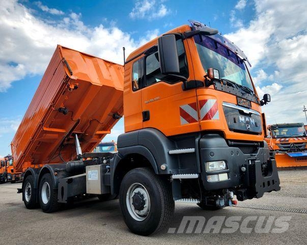 MAN TGS 28.400 6x4-4 BL Euro5 Winterdienst Streuer Savivarčių priekabų vilkikai