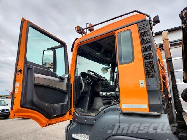 MAN TGS 28.400 6x4-4 BL Palfinger PK12002 Kran Euro5 Tipper trucks