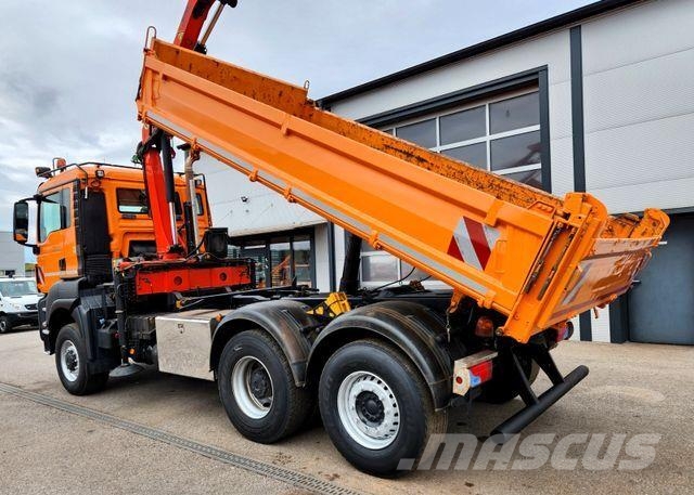 MAN TGS 28.400 6x4-4 BL Palfinger PK12002 Kran Euro5 Tipper trucks
