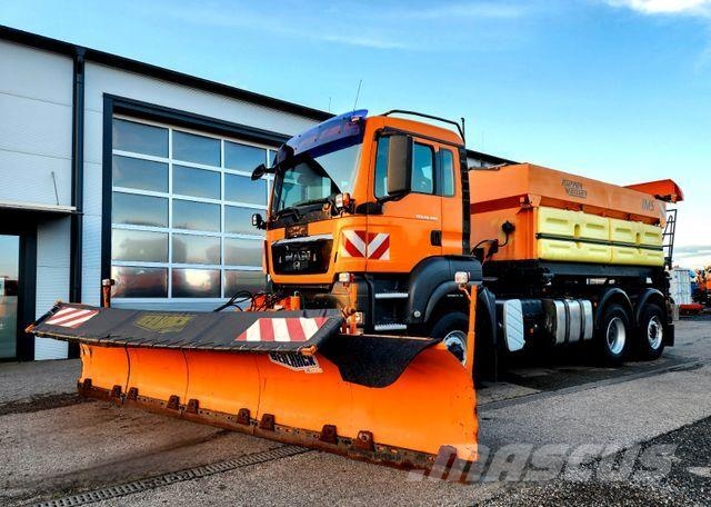MAN TGS 28.400 6x4-4 BL Euro5 Winterdienst Streuer Savivarčių priekabų vilkikai