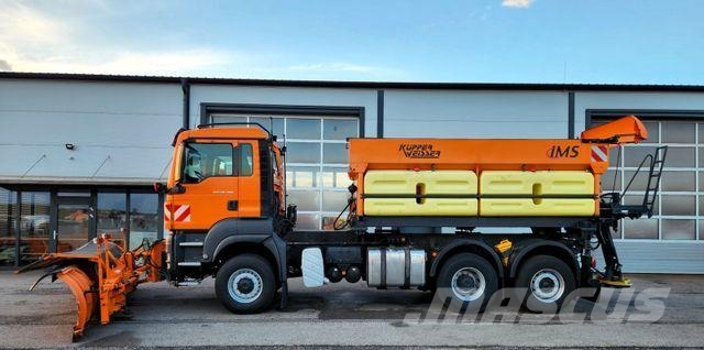 MAN TGS 28.400 6x4-4 BL Euro5 Winterdienst Streuer Savivarčių priekabų vilkikai