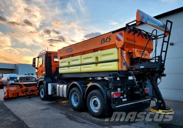 MAN TGS 28.400 6x4-4 BL Euro5 Winterdienst Streuer Savivarčių priekabų vilkikai
