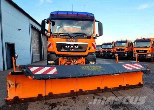 MAN TGS 28.400 6x4-4 BL Euro5 Winterdienst Streuer Savivarčių priekabų vilkikai