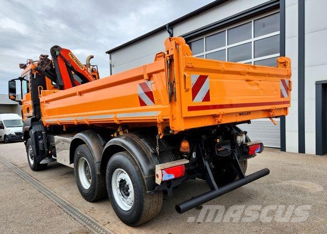 MAN TGS 28.400 6x4-4 BL Palfinger PK12002 Kran Euro5 Tipper trucks