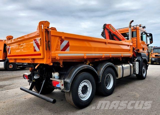 MAN TGS 28.400 6x4-4 BL Palfinger PK12002 Kran Euro5 Tipper trucks