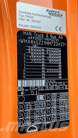 MAN TGS 28.480 6x4-4 BL Winterdienst Meiller 142tkm Pašizgāzējs