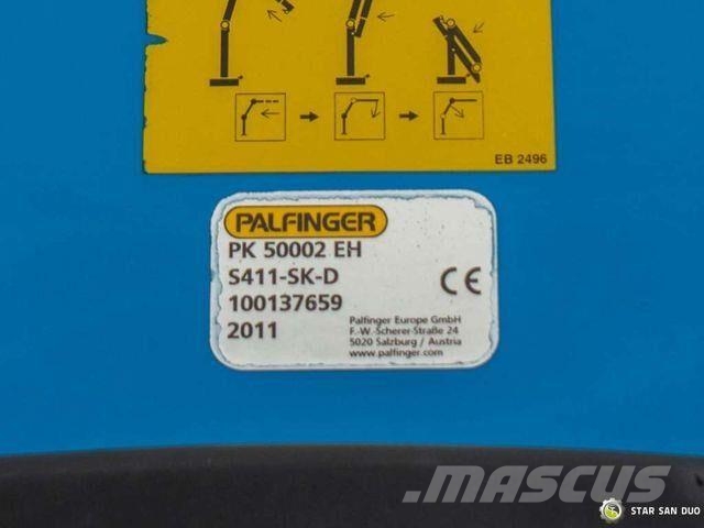 MAN TGS 28.540 6x4x4 Palfinger PK 50002 EH Cran شاحنات مسطحة/مفصلية الجوانب