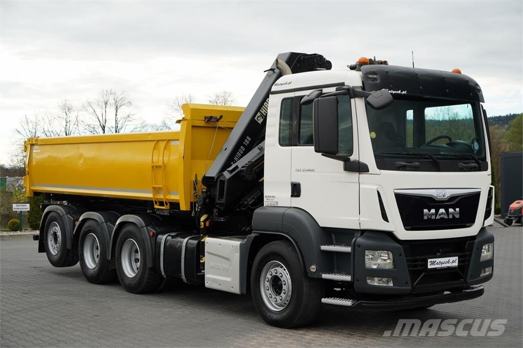 MAN TGS 32.400 / 8x4 / TRIDEM / WYWROTKA 2 STRONNA / H Camion benne