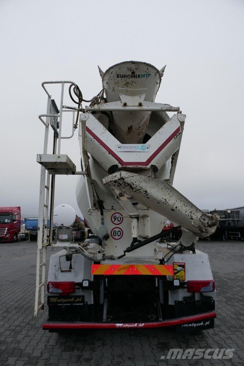 MAN TGS 32.420 / 8x4 / BETONOMIESZARKA / GRUSZKA 9 M3  شاحنات خرسانة