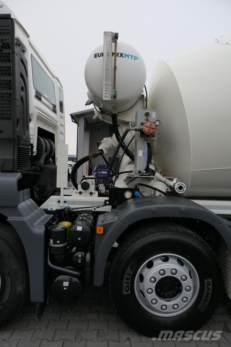 MAN TGS 32.420 / 8x4 / BETONOMIESZARKA / GRUSZKA 9 M3  شاحنات خرسانة