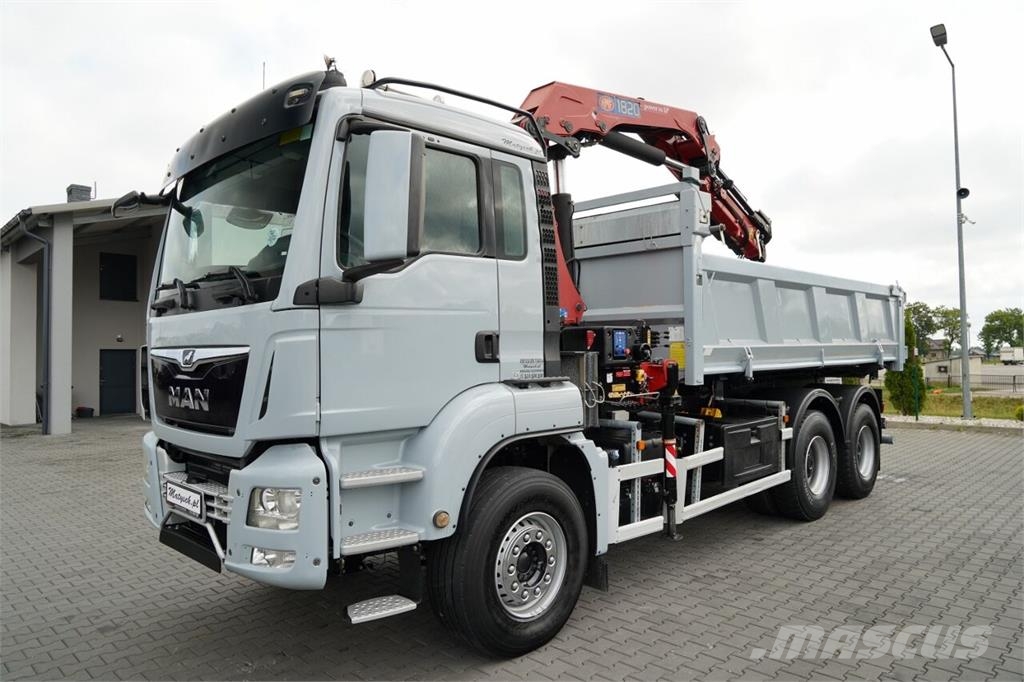MAN TGS 33.360 / WYWROTKA + HDS Autobasculanta