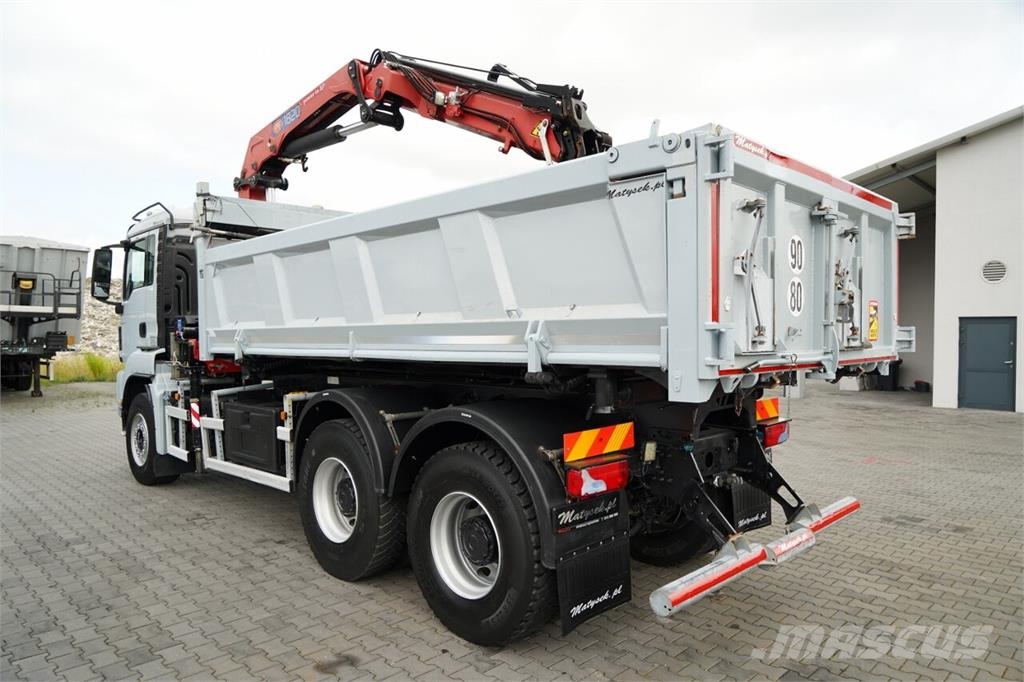 MAN TGS 33.360 / WYWROTKA + HDS Autobasculanta