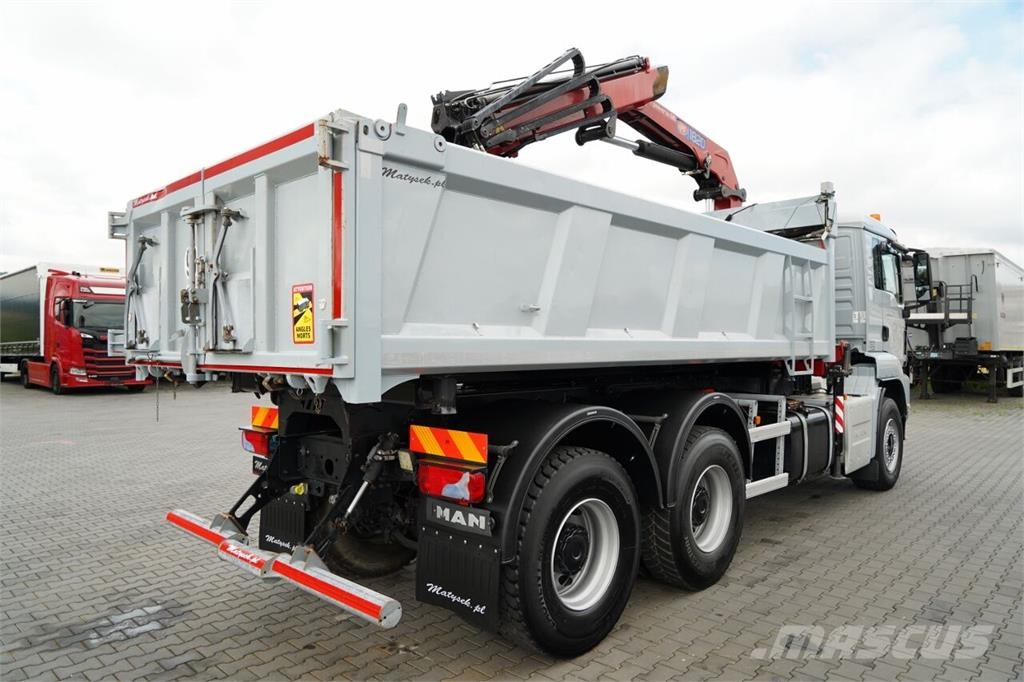 MAN TGS 33.360 / WYWROTKA + HDS Autobasculanta