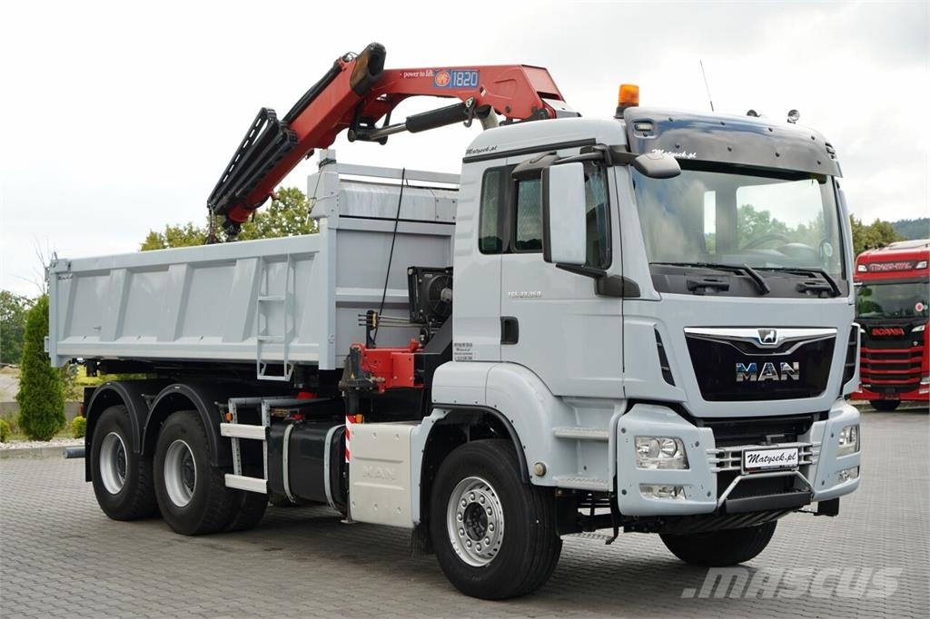 MAN TGS 33.360 / WYWROTKA + HDS Autobasculanta