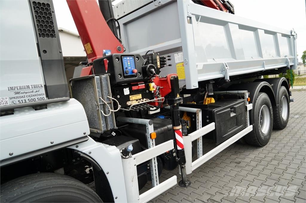 MAN TGS 33.360 / WYWROTKA + HDS Autobasculanta