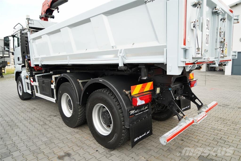 MAN TGS 33.360 / WYWROTKA + HDS Autobasculanta