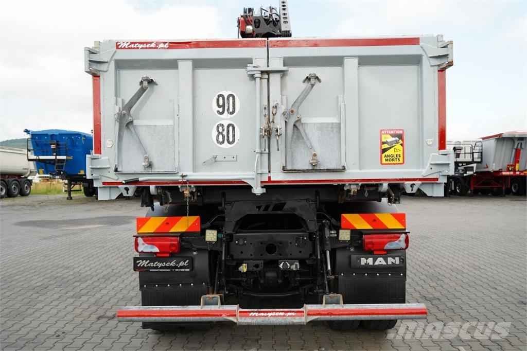 MAN TGS 33.360 / WYWROTKA + HDS Autobasculanta
