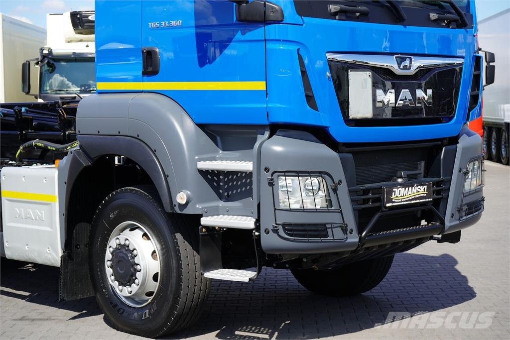 MAN / TGS / 33.360 / 6 X 6 / E 6 / HAKOWIEC / MANUAL Камиони с кран с кука