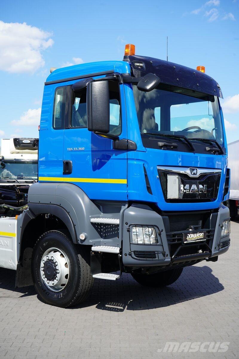 MAN / TGS / 33.360 / 6 X 6 / E 6 / HAKOWIEC / MANUAL Камиони с кран с кука