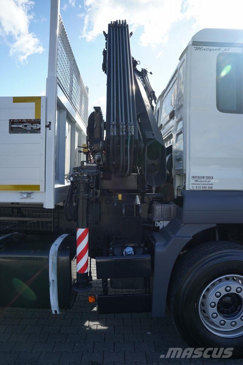 MAN TGS 33.360 / 6x4 / WYWROTKA - 5,7 M + HDS HIAB XS Billenő teherautók