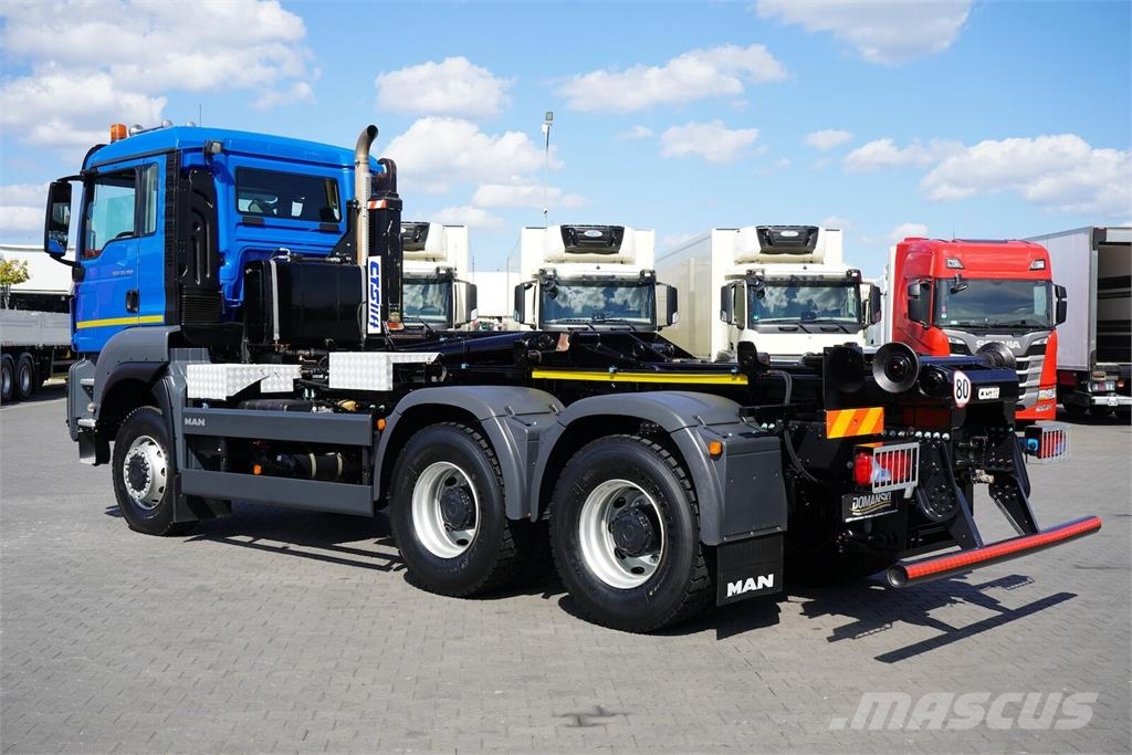 MAN / TGS / 33.360 / 6 X 6 / E 6 / HAKOWIEC / MANUAL Камиони с кран с кука