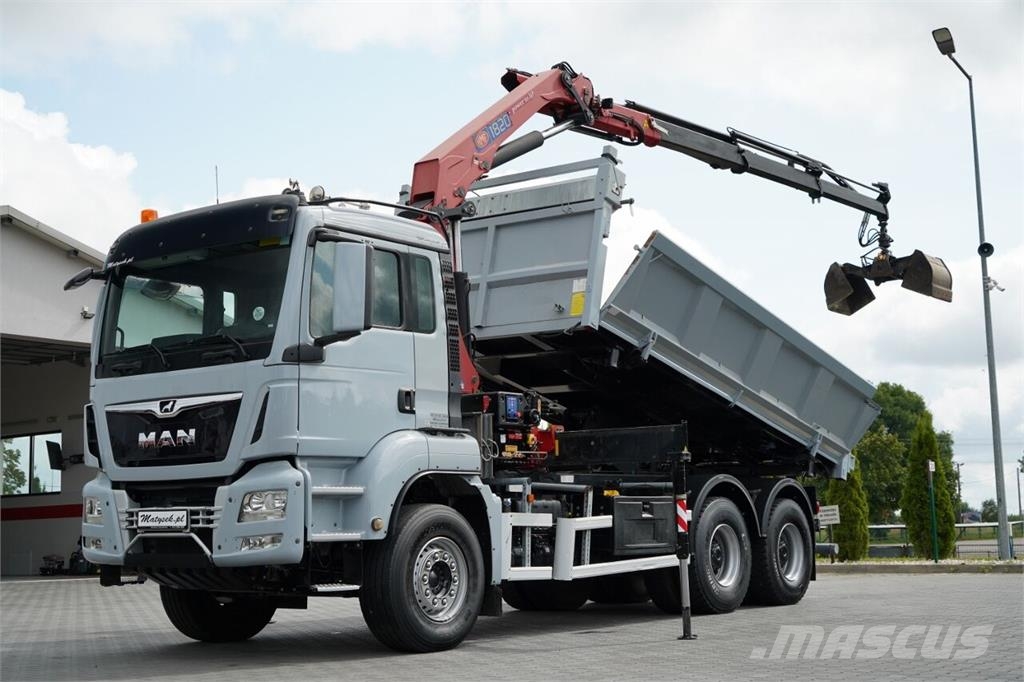 MAN TGS 33.360 / WYWROTKA + HDS Autobasculanta