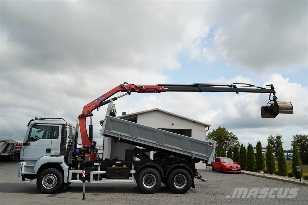 MAN TGS 33.360 / WYWROTKA + HDS Autobasculanta